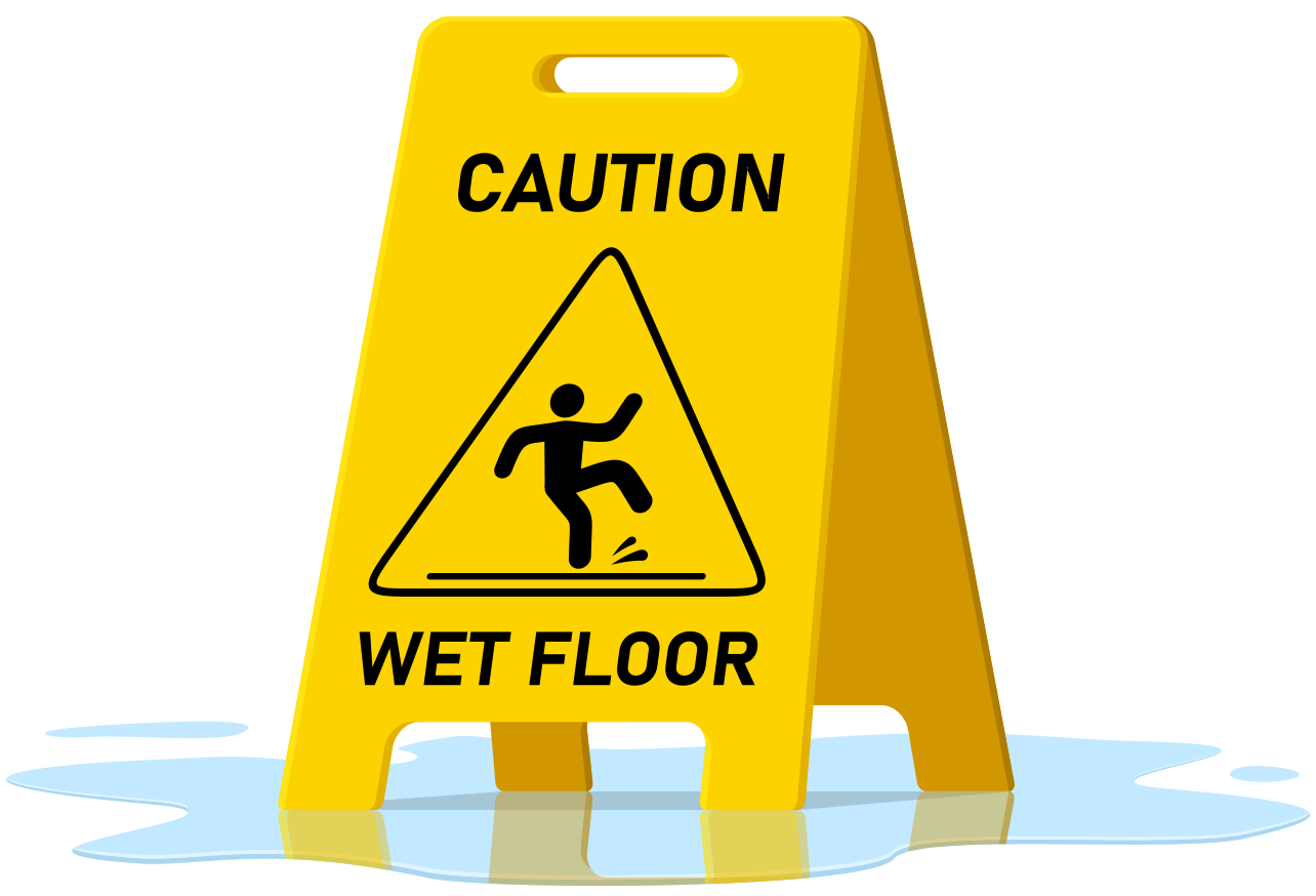 Wet floor